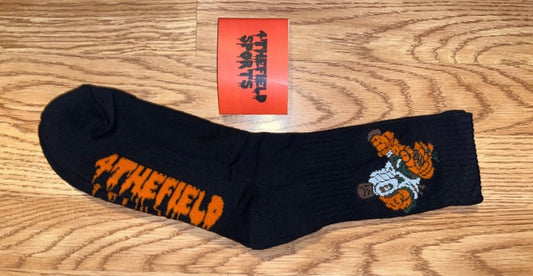 4TF Black Pumpkin Socks