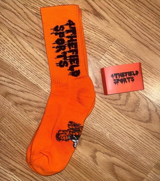 4TF Orange Pumpkin Socks