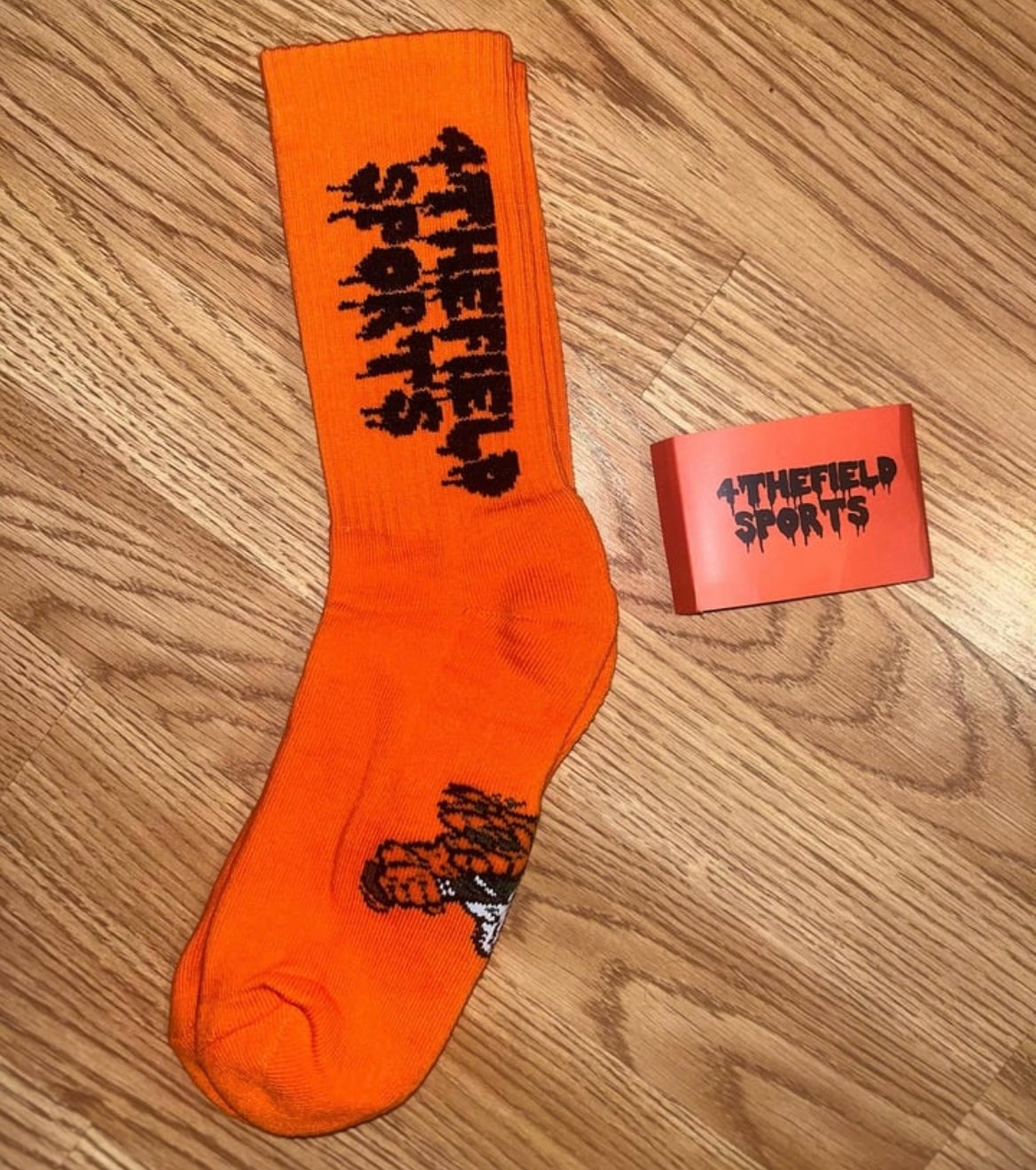 4TF Orange Pumpkin Socks
